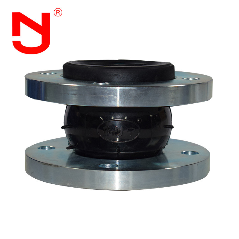 Một hình cầu cao su linh hoạt SS304 Flange EPDM kiểu kết nối cho khớp cao su linh hoạt