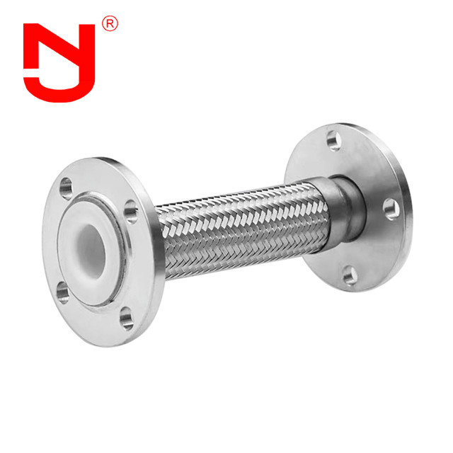 PTFE Lining Stainless Steel Wire Braided Metal Hose Gas Flex