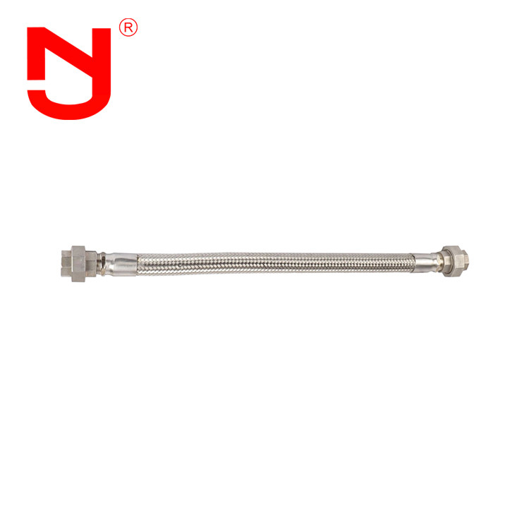 Stainless Steel Wire Braided Flexible Metal Hose Union Type Gas Pipe Fittings Sợi thép không gỉ