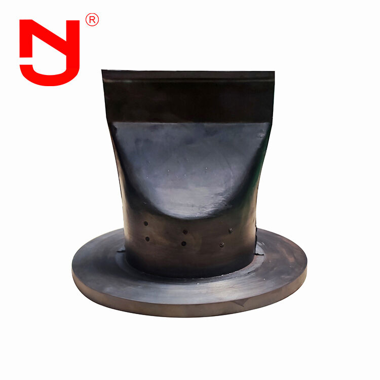 Van một chiều vịt cao su chịu nhiệt, lắp đặt trên đường ống, với áp suất 1.0Mpa và 1.6Mpa, màu đen