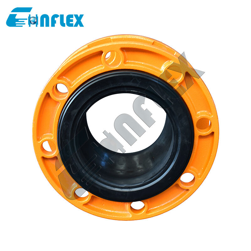 Hộp thổi cách ly rung máy bơm HVAC: Khớp nối cao su mặt bích linh hoạt để giảm tiếng ồn đường ống của tòa nhà thương mại