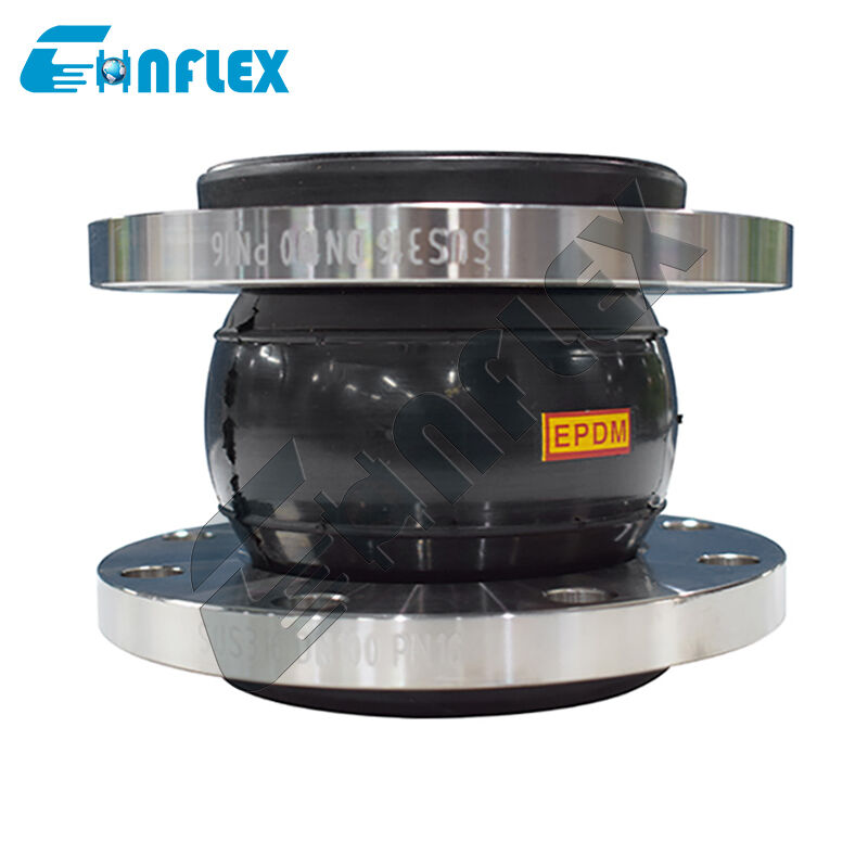Khớp cao su cánh quai xoay với lớp lót PTFE: Tái tạo tăng trưởng đường ống dẫn poly-tetra-fluoro-ethylene dễ cài đặt cho các nhà máy lọc dầu
