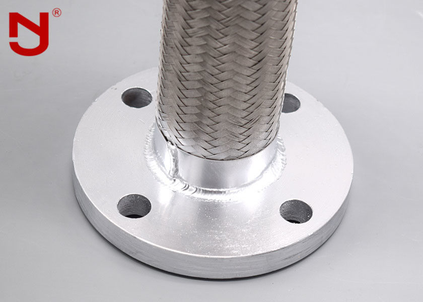 0-6 Mpa Ống bện bằng kim loại Mpa Hình tròn Tường mỏng Bện đôi cho hệ thống đường ống