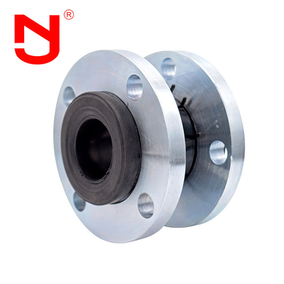 DN50 EPDM Khớp nối cao su hình cầu đơn SS304 Khớp nối mặt bích kim loại