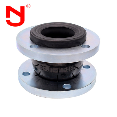 Một hình cầu cao su linh hoạt SS304 Flange EPDM kiểu kết nối cho khớp cao su linh hoạt