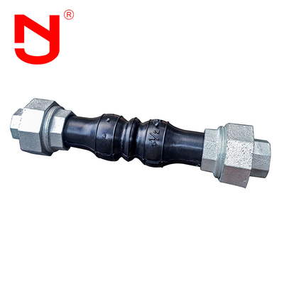 Đầu nối mềm bằng cao su có ren Bspt bằng thép không gỉ EPDM