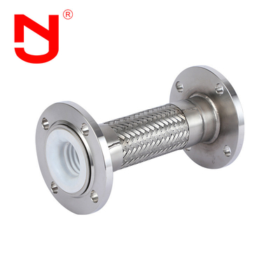 Ống mềm kim loại bện bằng thép không gỉ PTFE lót PTFE