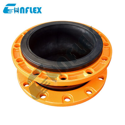 Bộ bù đường ống cao su mặt bích có đường kính lớn: Khớp nối ống thổi hạng nặng cho đường ống thoát nước thành phố