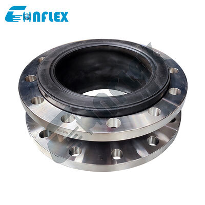 PN16 Pressure Rating Rubber Expansion Joint: High-Pressure PTFE Lined Flanged Bellows for Chemical Pipelines